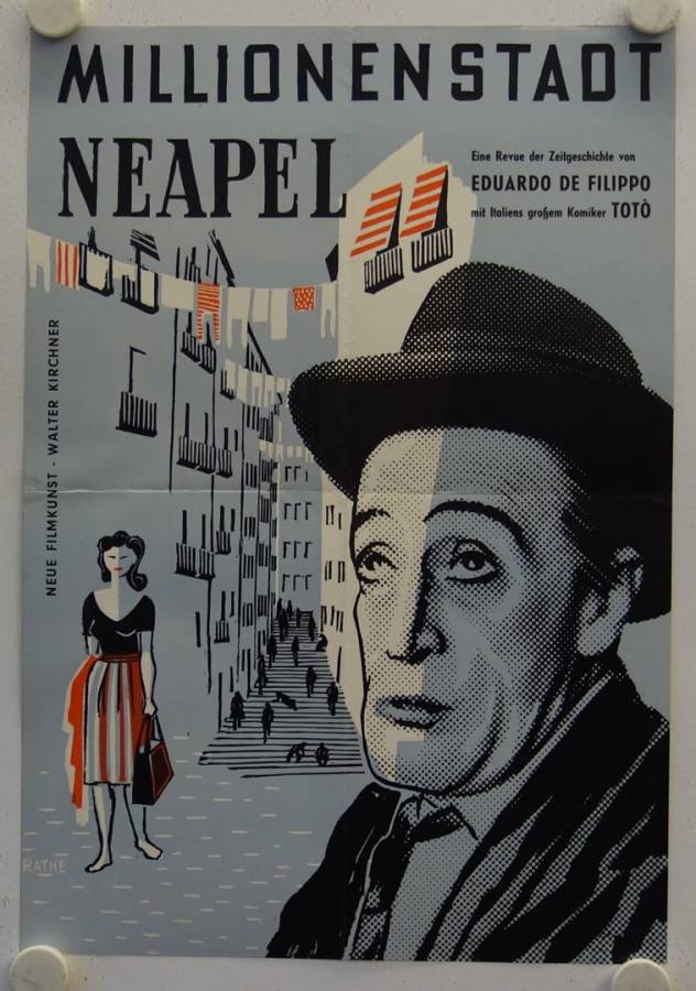 Millionenstadt Neapel originales deutsches Filmplakat